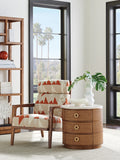 Palm Desert Banning Raffia Round Lamp Table