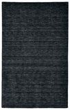 Luna Hand Woven Marled Wool Rug, Black/Dark Gray, 9ft-6in x 13ft-6in Area Rug