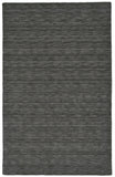 Luna Hand Woven Marled Wool Rug, Charcoal Gray, 9ft-6in x 13ft-6in Area Rug