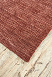 Luna Hand Woven Wool Rug, GradientRust/Red-Orange, 9ft-6in x 13ft-6in Area Rug