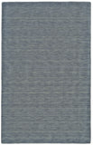 Luna Hand Woven Marled Wool Rug, Dusty Blue, 9ft-6in x 13ft-6in Area Rug