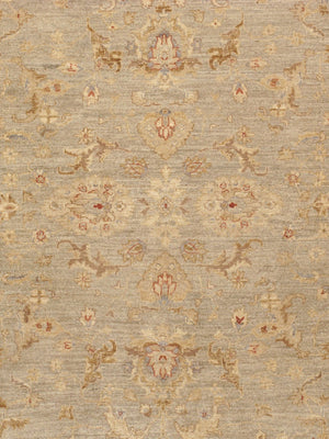Pasargad Denver Hand-Knotted Ivory Wool Area Rug 57942 8x10-PASARGAD