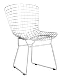 Wire Steel Modern Commercial Grade Dining Chair Set - Set of 2