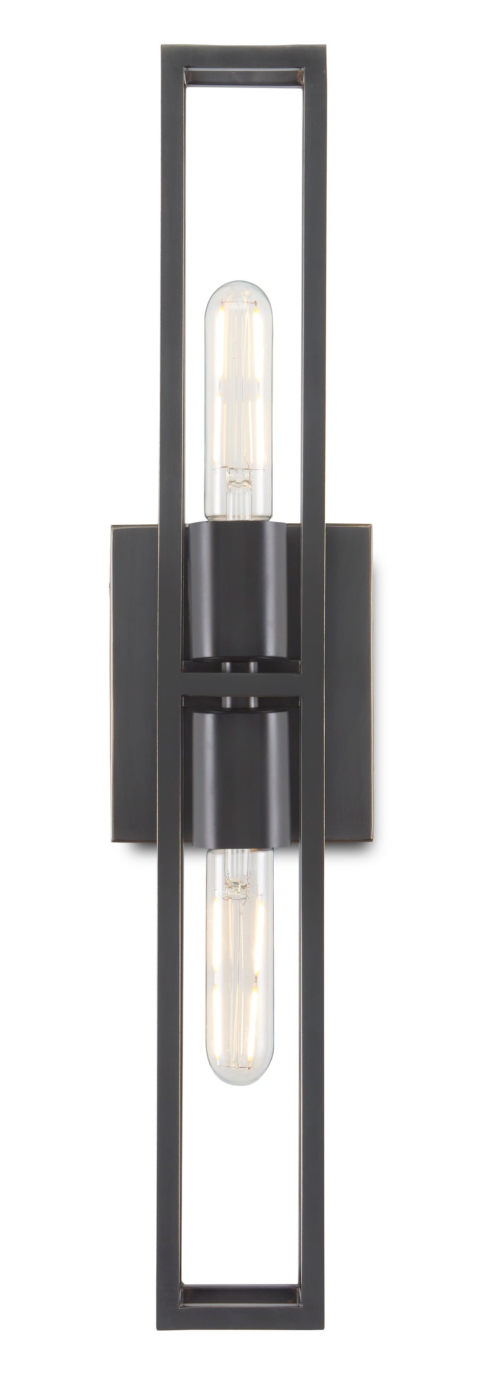 Bergen Bronze Wall Sconce - Elegant Oil-Rubbed Fixture for Damp Locations, ADA Compliant Design