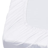 Plush Casual 100% Polyester Plush Top Heated Mattress Pad White Cal King: 72x84+15"