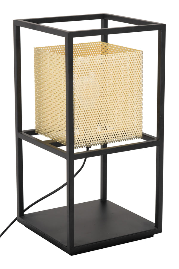 Zuo Modern Yves Steel Modern Commercial Grade Table Lamp Gold, Black Steel