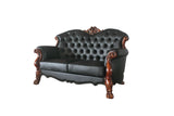 Dresden Transitional/Vintage Loveseat with 3 Pillows