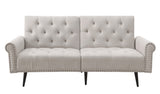 Eiroa Transitional Adjustable Sofa Beige Fabric(#AF001-01) 58250-ACME