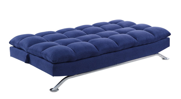 Petokea Contemporary Adjustable Sofa Blue Fabric(#BK004) 58255-ACME