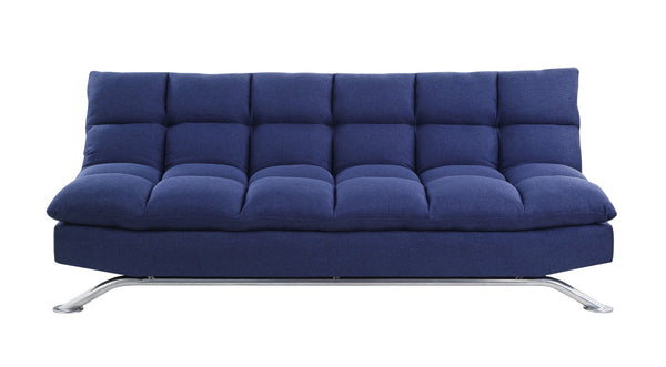 Petokea Contemporary Adjustable Sofa Blue Fabric(#BK004) 58255-ACME