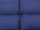 Petokea Contemporary Adjustable Sofa Blue Fabric(#BK004) 58255-ACME