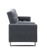 Limosa Contemporary Adjustable Sofa Gray Fabric(#AF05-13) 58260-ACME