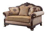 Chateau De Ville Transitional Loveseat with 3 Pillows