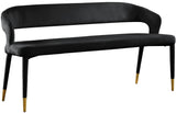 Destiny Velvet Contemporary Bench