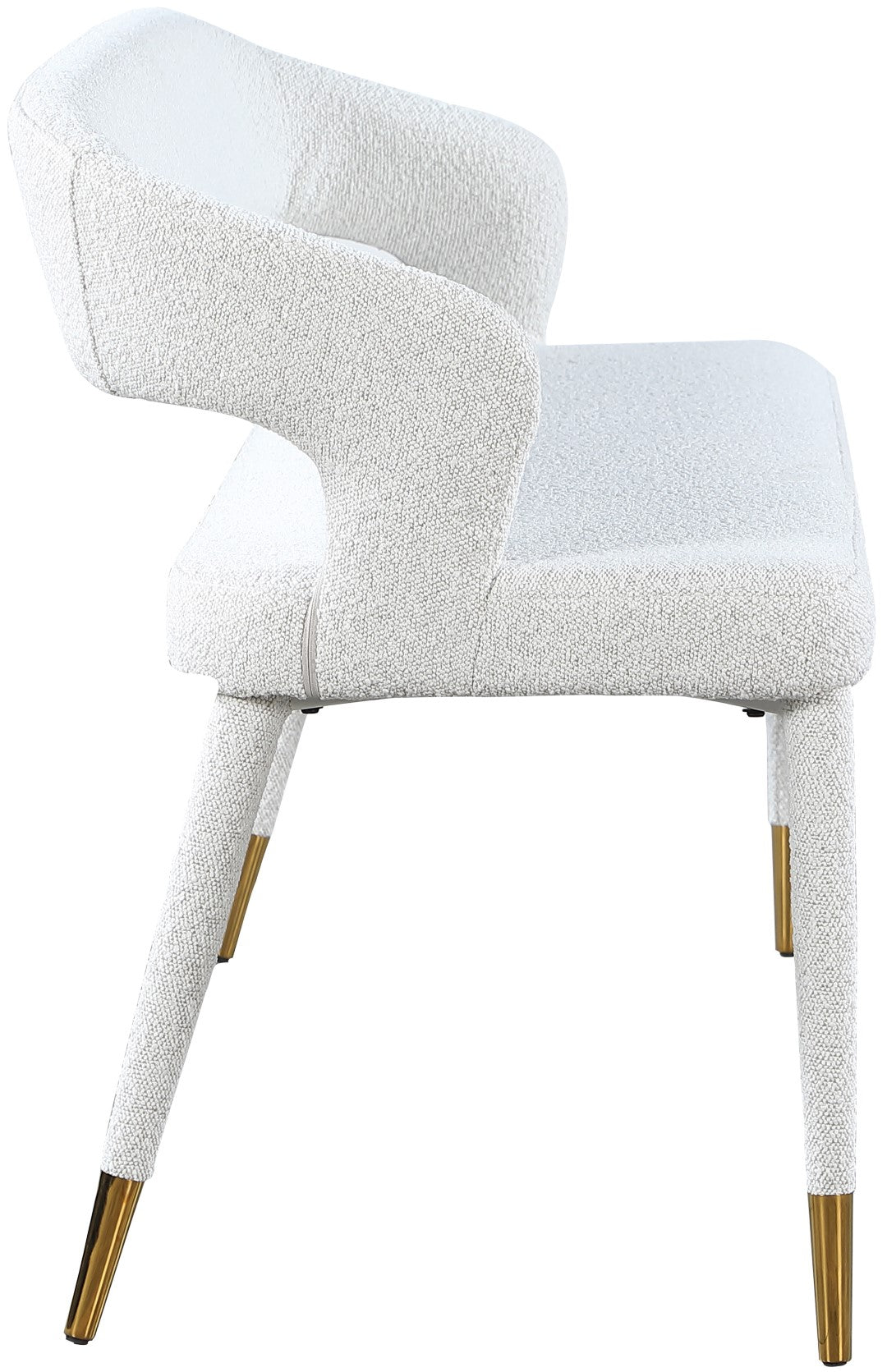 Destiny Cream Boucle Upholstered Bench - Thumbnail 5