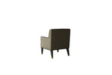 House Beatrice Transitional Accent Chair with Pillow Tan PU(#G04)& Charcoal Finish 58818-ACME