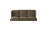 House Marchese Transitional Sofa Tan PU(#G04) & Tobacco Finish 58860-ACME