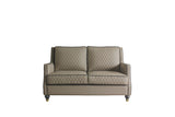 House Marchese Transitional Loveseat Tan PU(#G04) & Tobacco Finish 58861-ACME