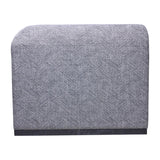 Sagebrook Home Contemporary Modern Sofa - Black Oak Base, Gray 17045-03 Gray Non-woven Fabric