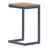 Bayrain Outdoor Antique Finish Firwood C Shaped Table