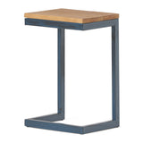 Caspian Outdoor Antique Finish Firwood C Shaped Table