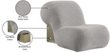 Quadra Boucle Fabric / Iron / Foam Contemporary Brown Fabric Accent Chair - 30" W x 41.5" D x 28" H