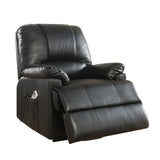 Ixora Contemporary Recliner with Power Lift & Massage Black PU (Black PU #2) 59285-ACME