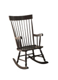 Arlo Transitional/Rustic Rocking Chair Black (BL002 Without Sand Thru) [2014.09.05 Vendor conf. is not BL001] 59297-ACME