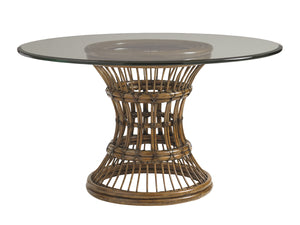 Bali Hai Latitude Dining Table With 54 Inch Glass Top