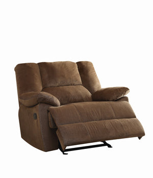 Oliver Contemporary/Casual Oversized Glider Recliner (Motion) Chocolate Corduroy (COR009 - Catonic Corduroy) 59415-ACME