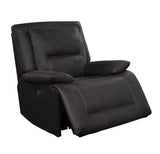 Neely Contemporary Glider Recliner (Power Motion) Charcoal Palomino (J172 Gray Palomino) --> Cost: RMB$28/M --> OKIN Motor Cost $30 (2 Year Warranty) 59456-ACME