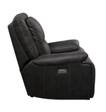 Neely Contemporary Glider Recliner (Power Motion) Charcoal Palomino (J172 Gray Palomino) --> Cost: RMB$28/M --> OKIN Motor Cost $30 (2 Year Warranty) 59456-ACME