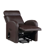 Ricardo Contemporary Recliner with Power Lift Brown PU (cc#) --> 17.5 RMB/M 59498-ACME