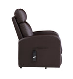 Ricardo Contemporary Recliner with Power Lift Brown PU (cc#) --> 17.5 RMB/M 59498-ACME