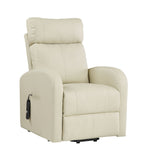 Ricardo Contemporary Recliner with Power Lift Beige PU (cc#) --> 17.5 RMB/M 59499-ACME