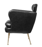 Phelan Accent Chair Dark Gray PU (Brown F7356 PU) Cost 14.5/M • Aluminum Base (cc#) 59520-ACME