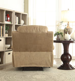 Bina Contemporary/Casual Recliner (Motion) Brown Polished Microfiber, Vintage Finish ( FBC031 ---> West Lake #4) 59526-ACME