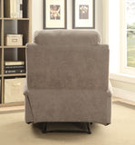 Rosia Contemporary/Casual Recliner (Motion) Gray Velvet (KDY-5) --> 18C Material was Linen/Microfiber 59549-ACME