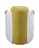 Brancaster Industrial Accent Chair Yellow TGL (Chamomile TGL) • Aluminum 59624-ACME