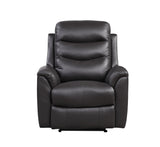 Ava Contemporary Recliner (Power Motion) Brown Top Grain Leather Match (cc# Top Leather+PVC) --> 8 RMB/M 59693-ACME