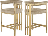 Marcello Velvet Contemporary Counter Stool