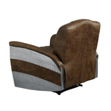 Brancaster Industrial Power Recliner Retro Brown Top Grain Leather(#G Brown) 59718-ACME