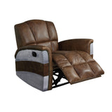 Brancaster Industrial Power Recliner Retro Brown Top Grain Leather(#G Brown) 59718-ACME