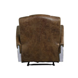 Brancaster Industrial Power Recliner Retro Brown Top Grain Leather(#G Brown) 59718-ACME