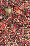 Pasargad Antique Azerbaijan Burgundy Wool Area Rug 59738-PASARGAD