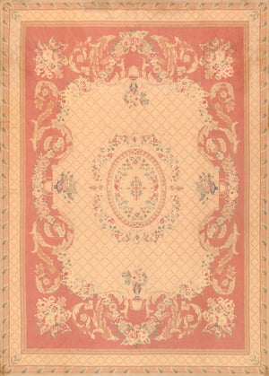 Pasargad Abusson Collection Hand-Knotted Wool Area Rug 59741-PASARGAD