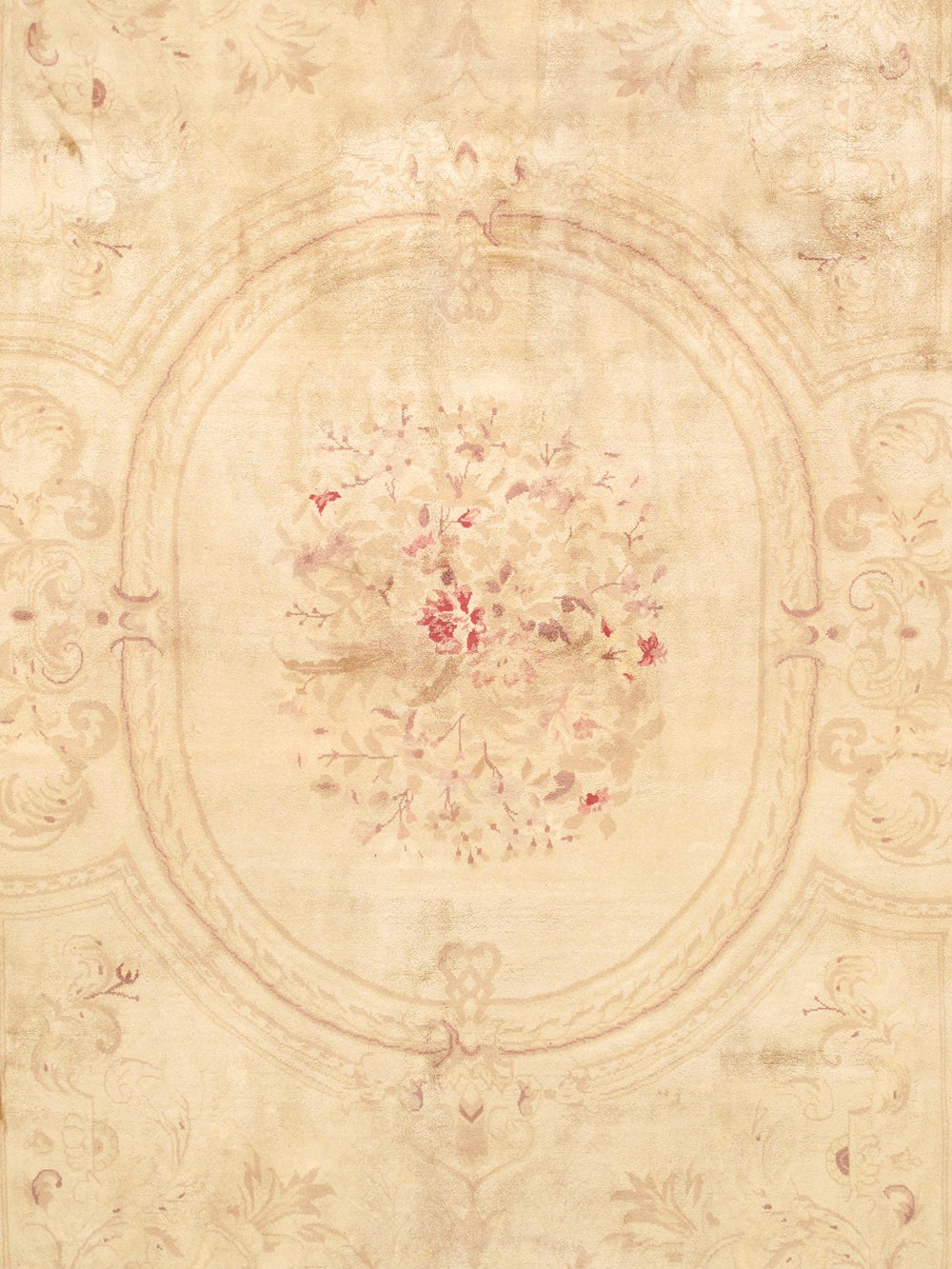 Pasargad Azerbaijan Collection Hand-Knotted Wool Area Rug , Gold 59742-PASARGAD