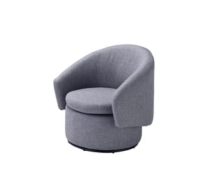 Joyner Contemporary Accent Chair Pebble-Gray Linen (517-8 Linen) 59845-ACME