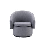 Joyner Contemporary Accent Chair Pebble-Gray Linen (517-8 Linen) 59845-ACME