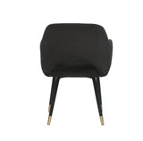 Applewood Contemporary Accent Chair Black Velvet (MJ9-118 Velvet) 59854-ACME